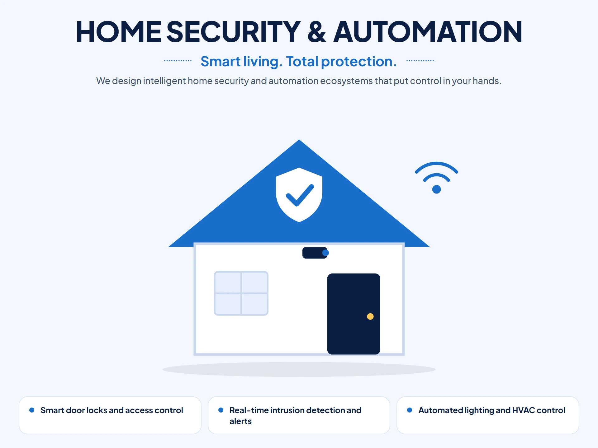 Home Security & Automation illustration