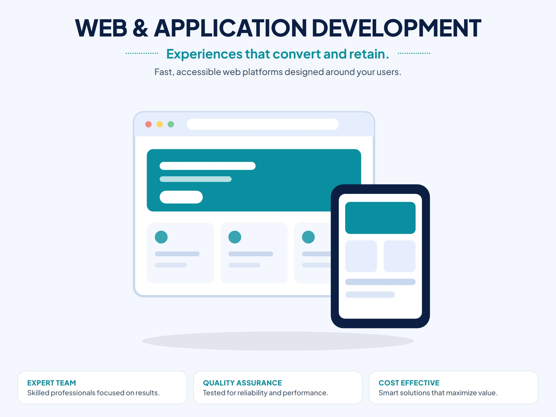 Web & Application Development illustration